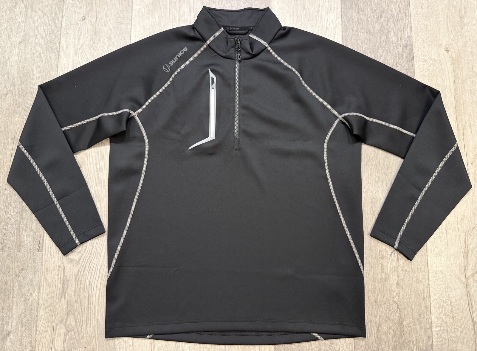 Sunice Men’s Black Allendale 2.0 Element 1/4 Zip Golf Pullover - XL gallery