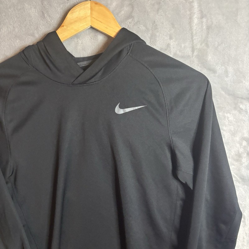 Nike Elite Dri-FIT Men’s S Black Pullover Hoodie Long Sleeve Moisture Wicking gallery