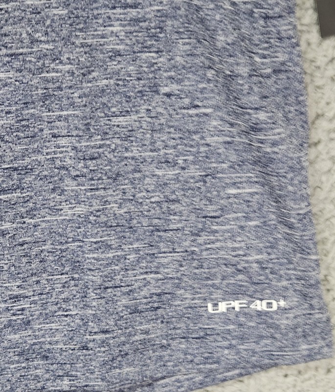 Nike Dri-FIT Sleeveless Hydroguard Shirt Heather Blue Mens’s M UPF 40+ Swim NWT gallery