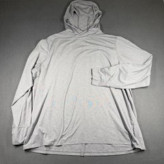 REI Co-op Hoodie Shirt Mens 3XL Gray Long Sleeve Raglan Hiking Athletic Top