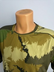 Nike PRO T Shirt Sz L Green Camouflage Dri Fit Athletic Tee WORK OUT HYPER COOL