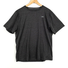Reebok Mens Sz Medium Active Tee Shirt Dark Gray 100% Polyester Short Sleeve