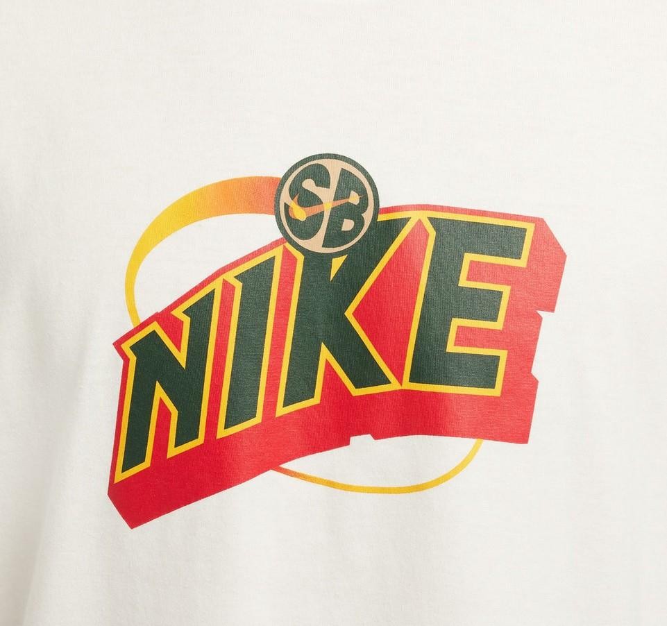 NEW NIKE SB MAX90 SEATTLE SUPERSONICS LOGO SHIRT WHITE/GREEN HV4483-133 SMALL gallery