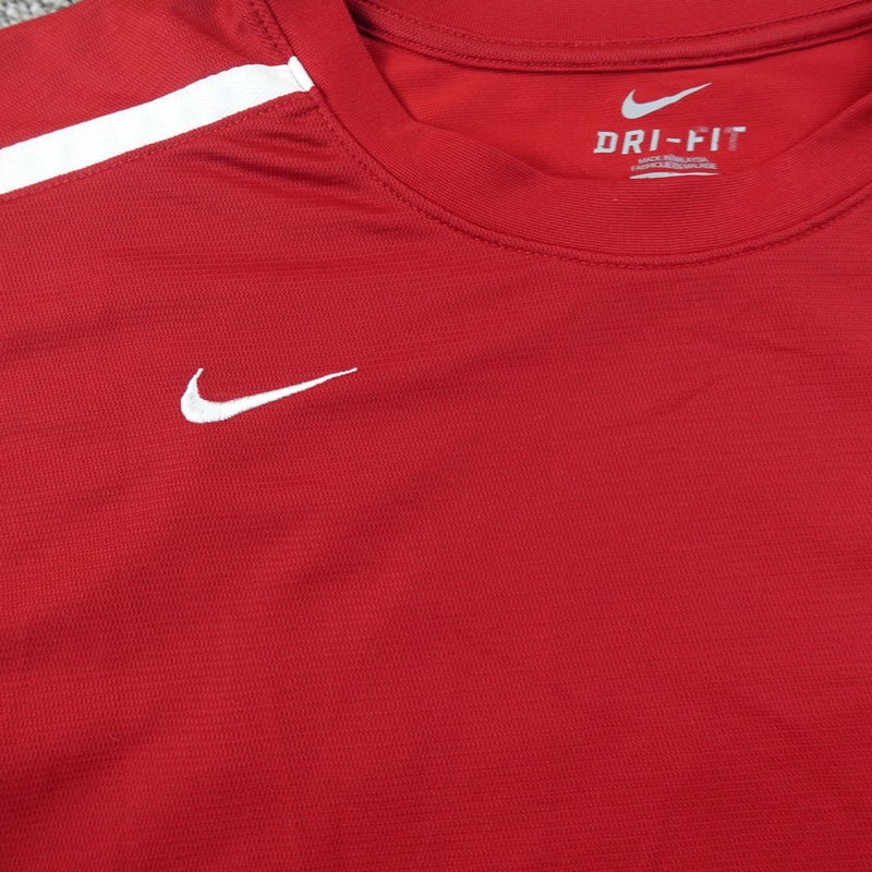 Nike Tank Top Mens 2XL Red Dri FIT Sleeveless Jersey Shirt Basketball Gym Swoosh gallery
