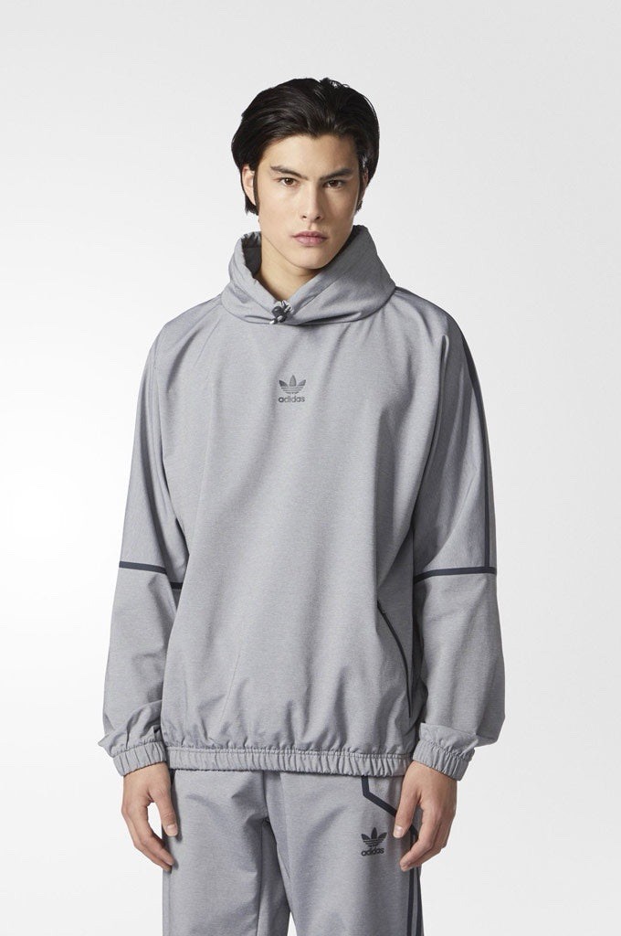 Adidas Taped Mock Neck Pullover Jacket Size Small $99 gallery