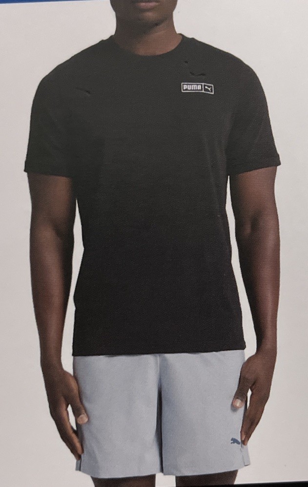 PUMA LOGO TEE 2XLARGE BLACK gallery