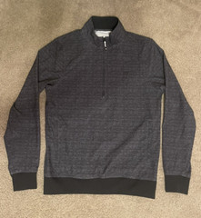 Travis Mathew Golf Long Sleeve Men’s Sweater Black Small Athletic Sport Ball Top