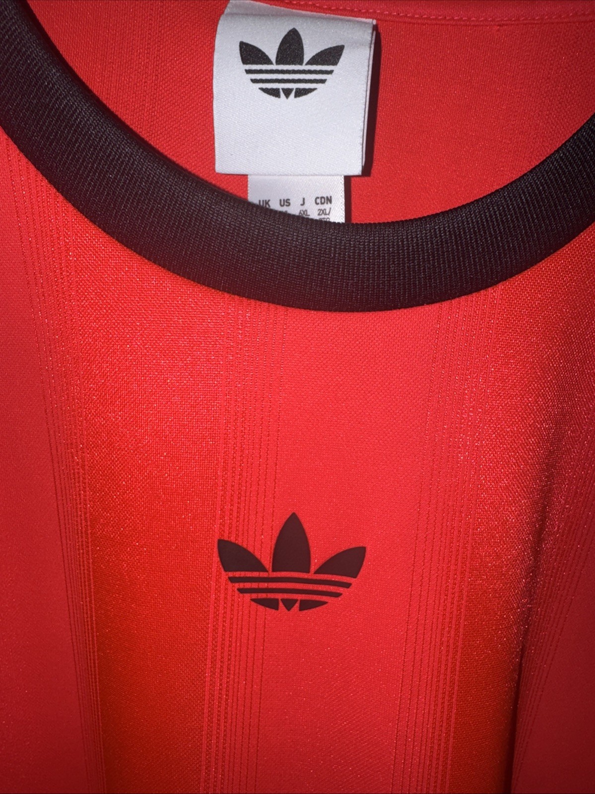 adidas Originals Adicolor Jacquard Jersey Men's Lifestyle Top Size 2XL gallery