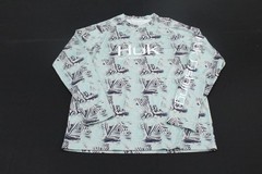 Huk Performance Fishing Shirt Mens Large geometric Long Sleeve Moisture Wick 157