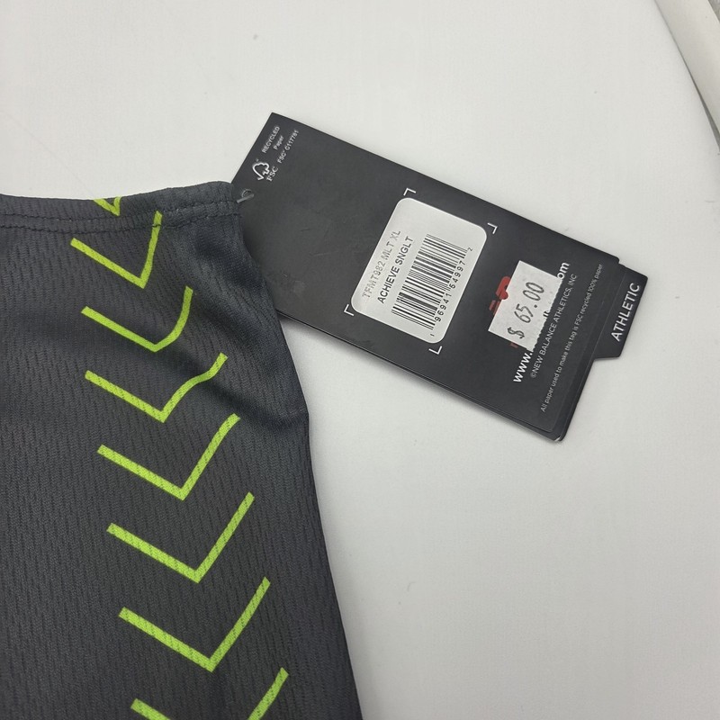 Mens New Balance Race Running Singlet Gray XL Gazelle Sports NWT gallery