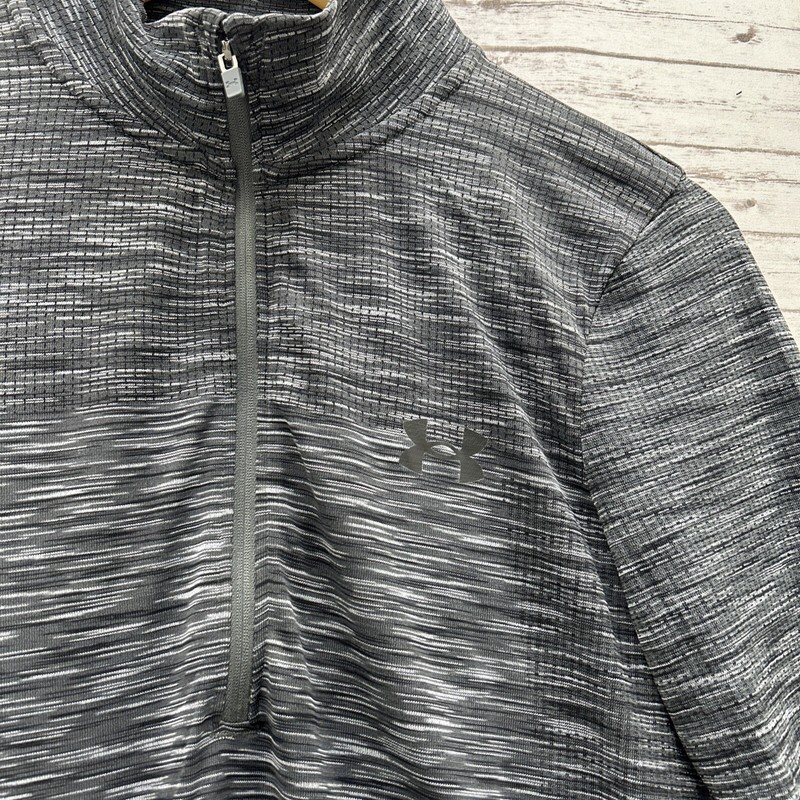 Under Armour Seamless 1/2 Zip Pullover Lightweight Men's Small Gray 1359875 012 gallery