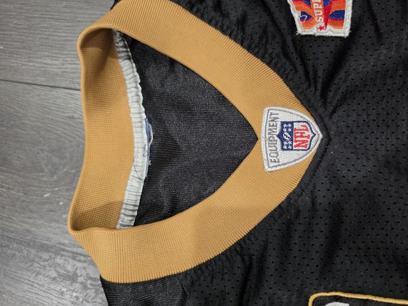 Vintage Reebok NFL Drew Brees New Orleans Saints Super Bowl XLIV Jersey Size 50 gallery