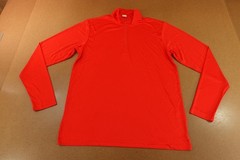 Sport-Tek Mens Size Large Red Long Sleeve 1/4 Zip Performance Pullover Shirt New