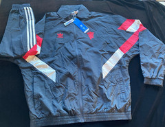 adidas Manchester United Track Top Men Soccer Jacket Casual [S/L] AsiaFit IS6525