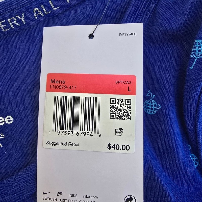 New Nike Team USA Olympic Club Tank Top Vest Blue FN0879 Men’s L gallery