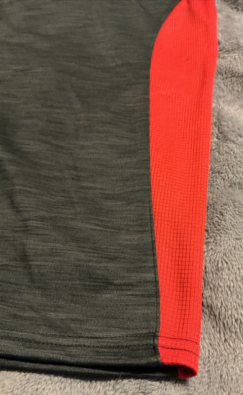 Ohio State Varsity Scarlet & Gray Polyester Quarter Zip Pullover - Size M gallery
