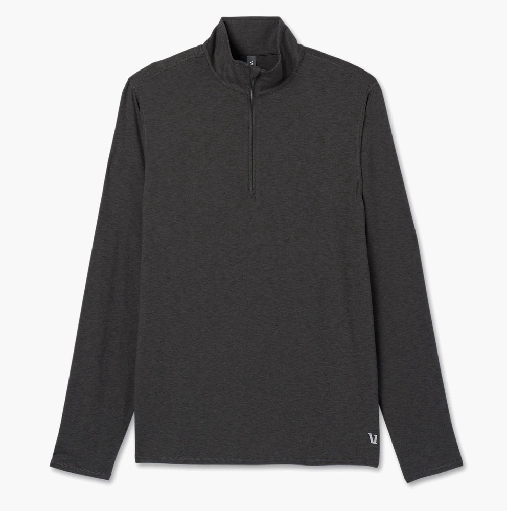 VUORI MEN’S EASE PERFORMANCE HALF ZIP 2.0 SIZE SMALL NEW NWT V221 CHARCOAL