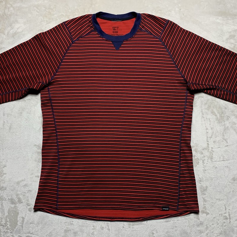 Patagonia Capilene 3 Midweight Base Layer Shirt Men L Polartec Stripes 44422 gallery