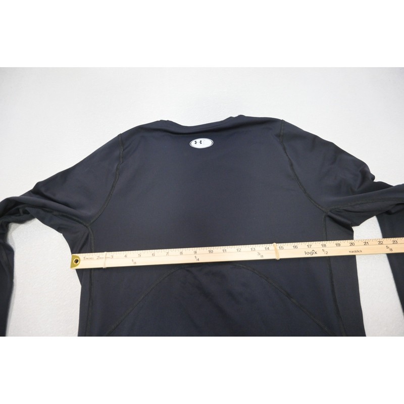 Under Armour ColdGear Shirt Mens Large Black Fitted Long Sleeve Athletic EUC gallery