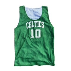 Celtics Badger Sport #10 Reversible Basketball Jersey Size Youth M Green White