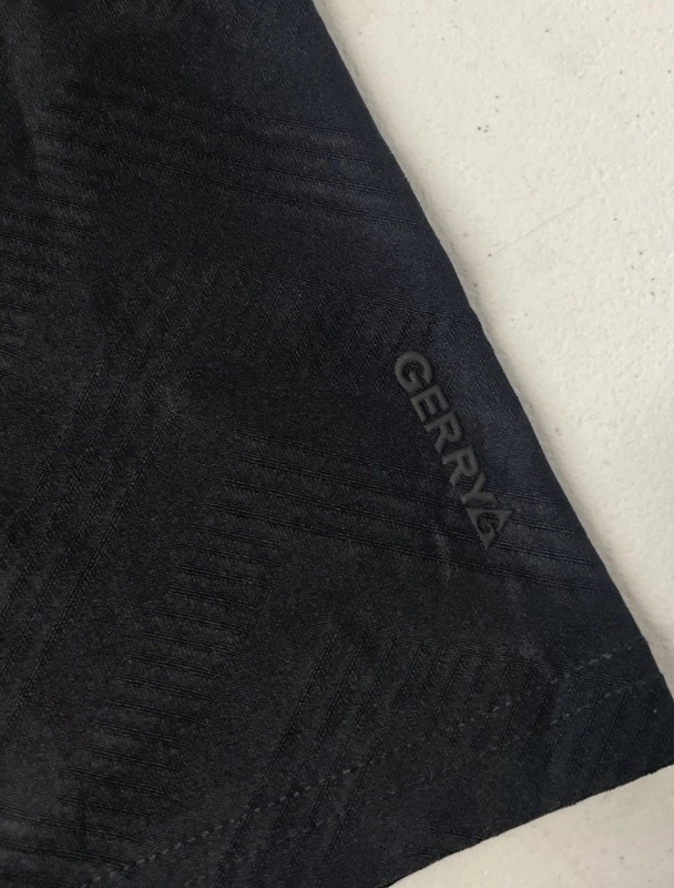GERRY Men's Active Quarter Zip Regular Fit Pullover Shirt XXL Stretch BLACK 1/4 gallery