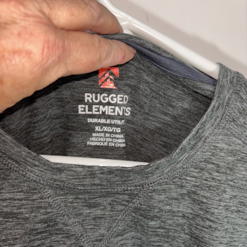 Rugged Elements Long Sleeve Performance Shirt SizeXL Gray 917 gallery