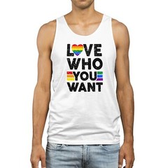 Love Who You Want Vest Men LGBTQ Gay Pride Him grunge flag celebration lesbia…