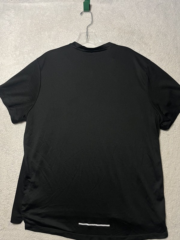 Nike Running T-Shirt Mens Size XL Black Dri-Fit Outdoor Activewear Jogger Golf. gallery