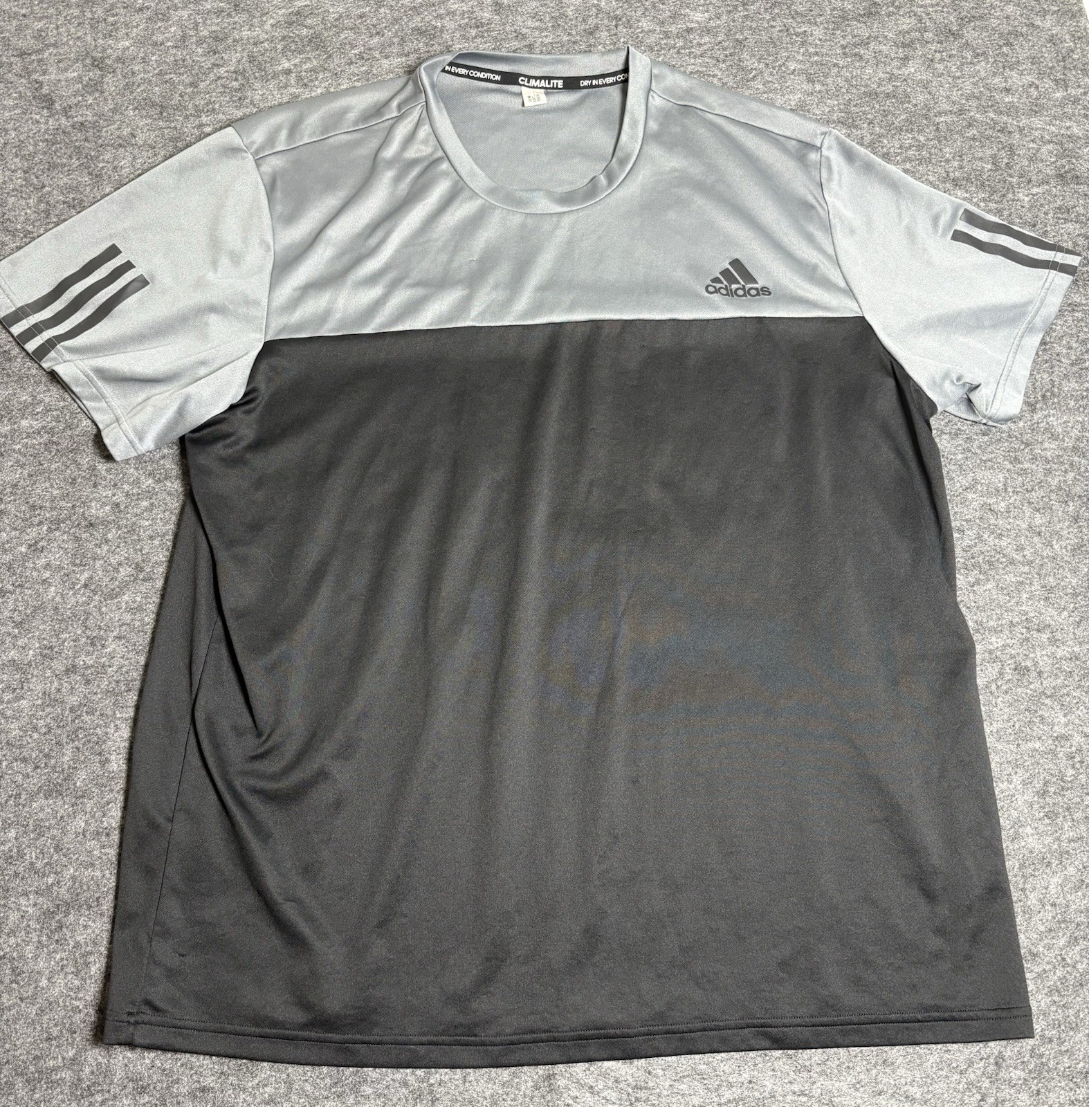 Adidas Climite “Dry In Every Condition” Sze 12/16 Black/Dk Gray Athletic Shirt gallery