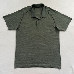 Lululemon Metal Vent Tech Polo 2.0 Wave Fade Rosemary Green Smoked Spruce Top XL