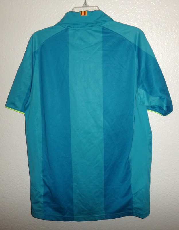 EUC MENS M NIKE FCB FOOTBALL CLUB BARCELONA SOCCER JERSEY CAMP NOU ANNIVERSARY gallery