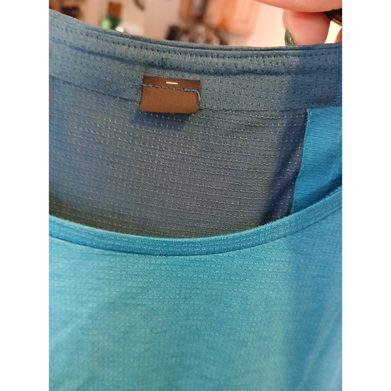 Lululemon Men's fast free tech Blue Athletic T Shirt Short Sleeve Performance gallery