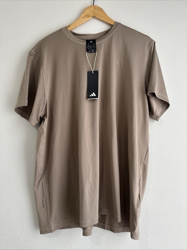 Adidas Training Workout Tee Climacool “chalky Brown” Color Unisex Adult Small gallery