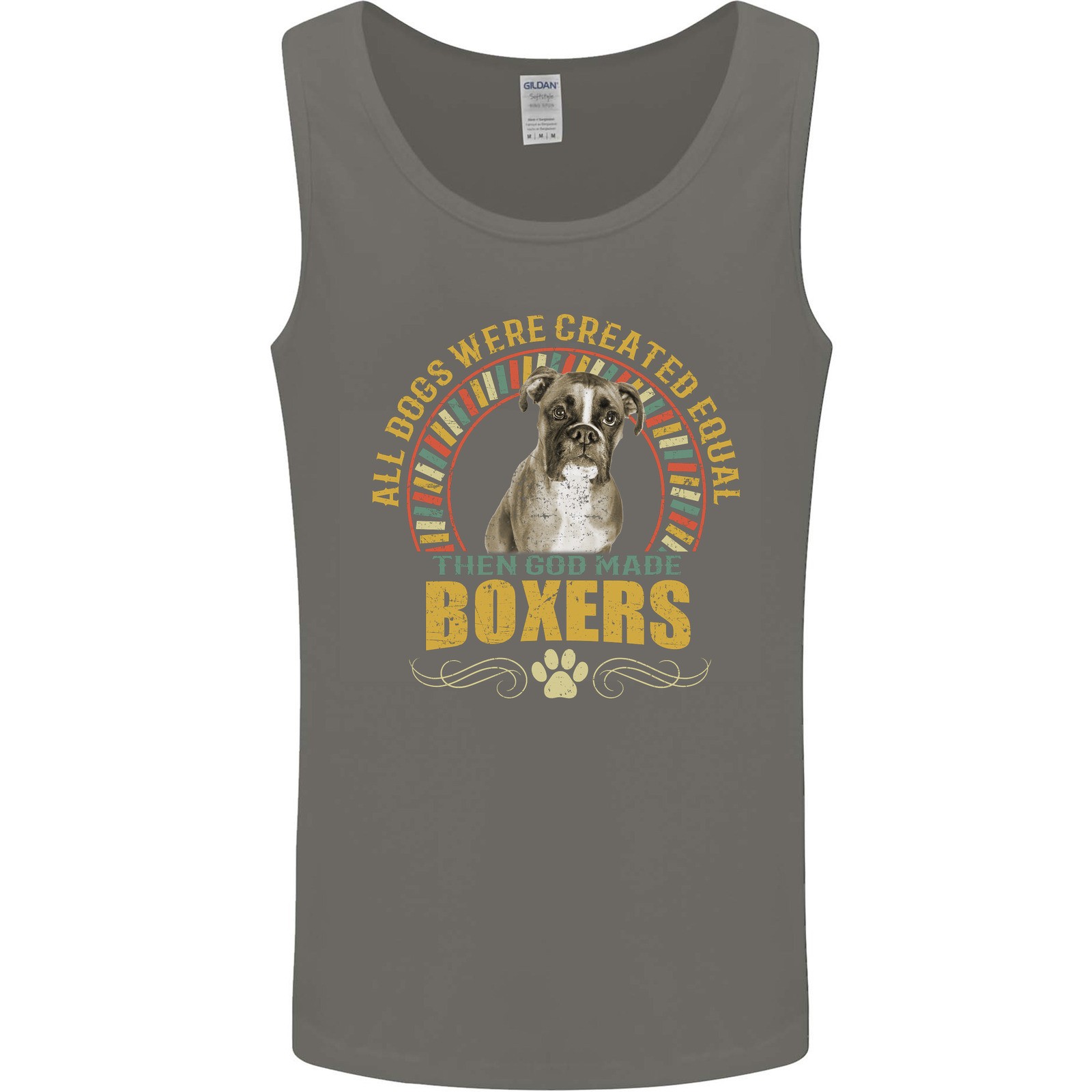 A Boxer Dog Mens Vest Tank Top gallery