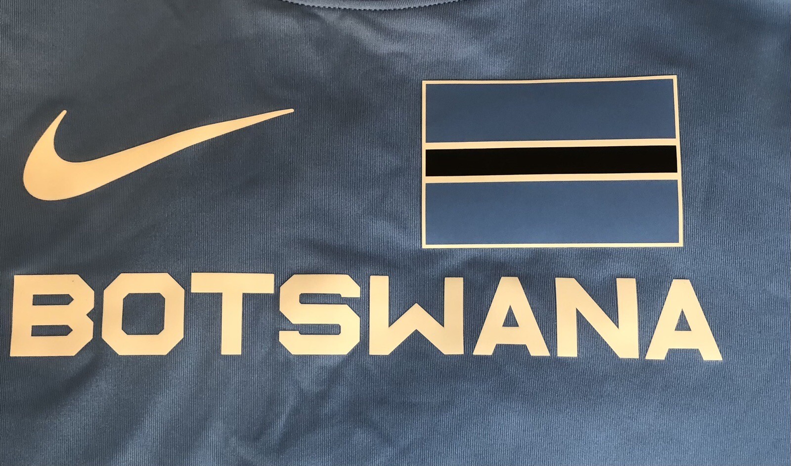 Nike PRO ELITE Team Botswana Track & Field Running Shirt Size XXS Blue Rare gallery