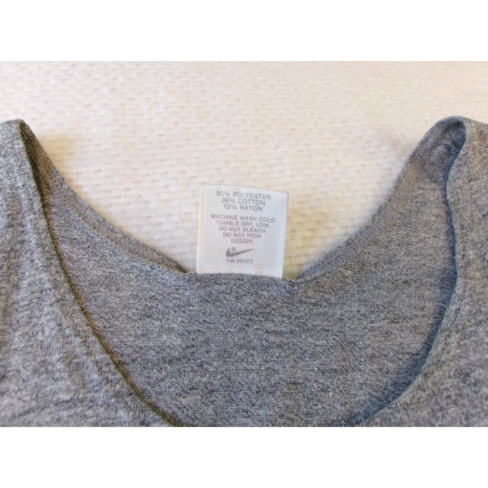 Vintage Nike Force Tank Top Mens Large Gray 90s Made in USA Graphic Basketball gallery