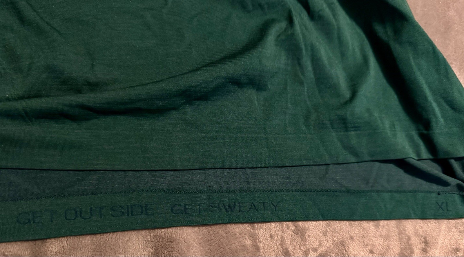 Lululemon Tech Henley Shirt Mens Size XL Green Long Sleeve Athleisure gallery
