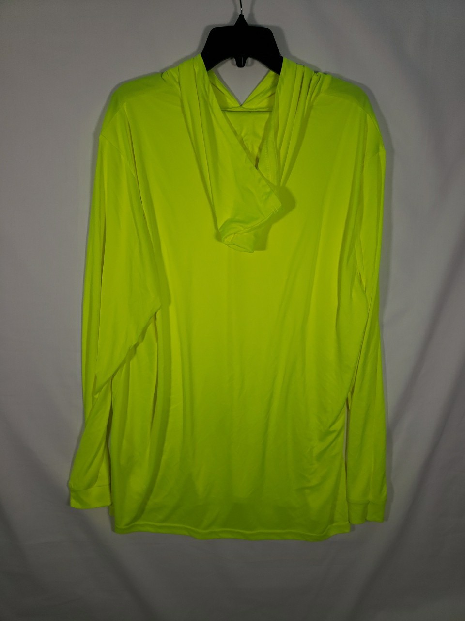 Paragon, SIZE XL, Men's UPF 50+ Sun Protection Hooded Long-Sleeve, Neon Yellow gallery