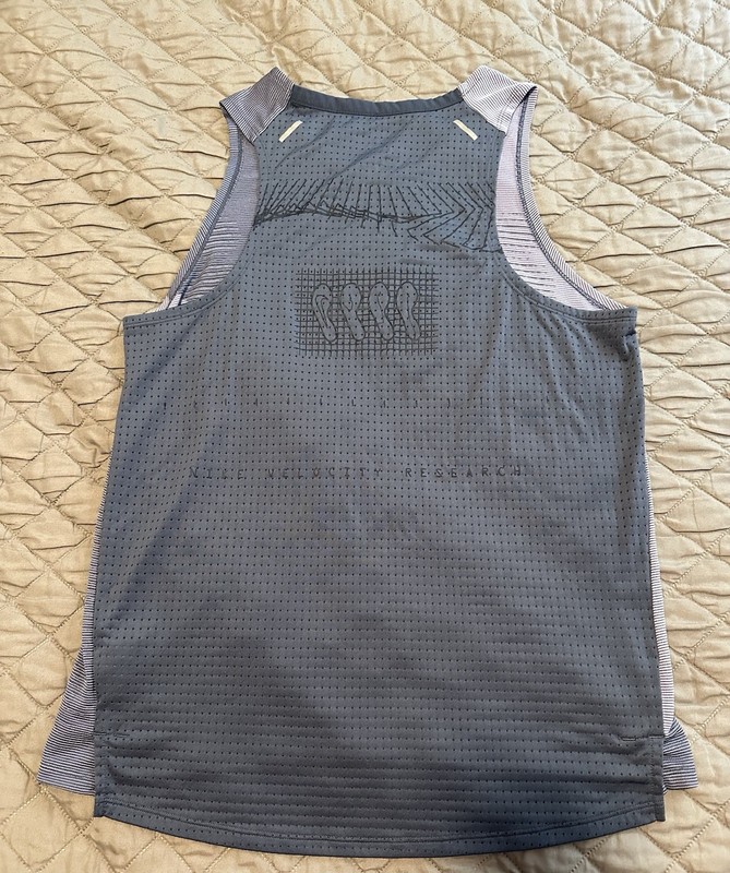 Nike Dri-Fit Lightweight Running Tank Top Men’s M Gray Bluish/Purple CJ5703-491 gallery