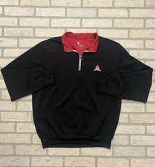 Fairway & Greene F&G Tech 1/4 Zip Pullover Men’s Large Pink Black Capitol Logo