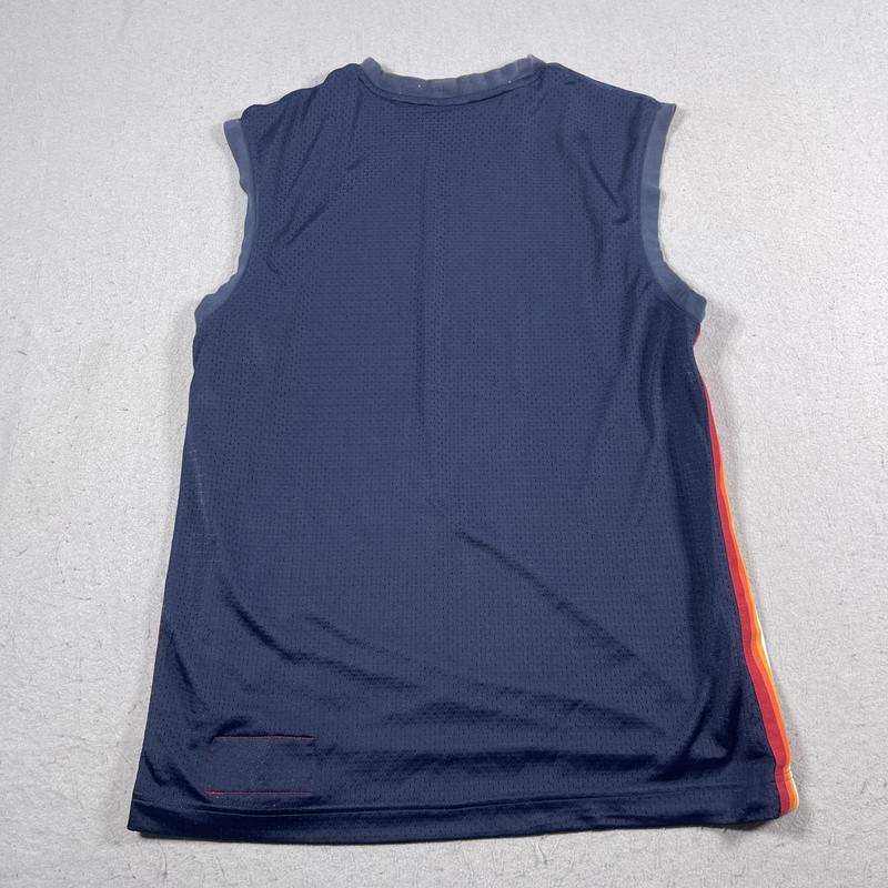 Vintage Nike Shirt Men Large Blue Mesh Sleeveless Basketball Rainbow Swoosh Y2K gallery