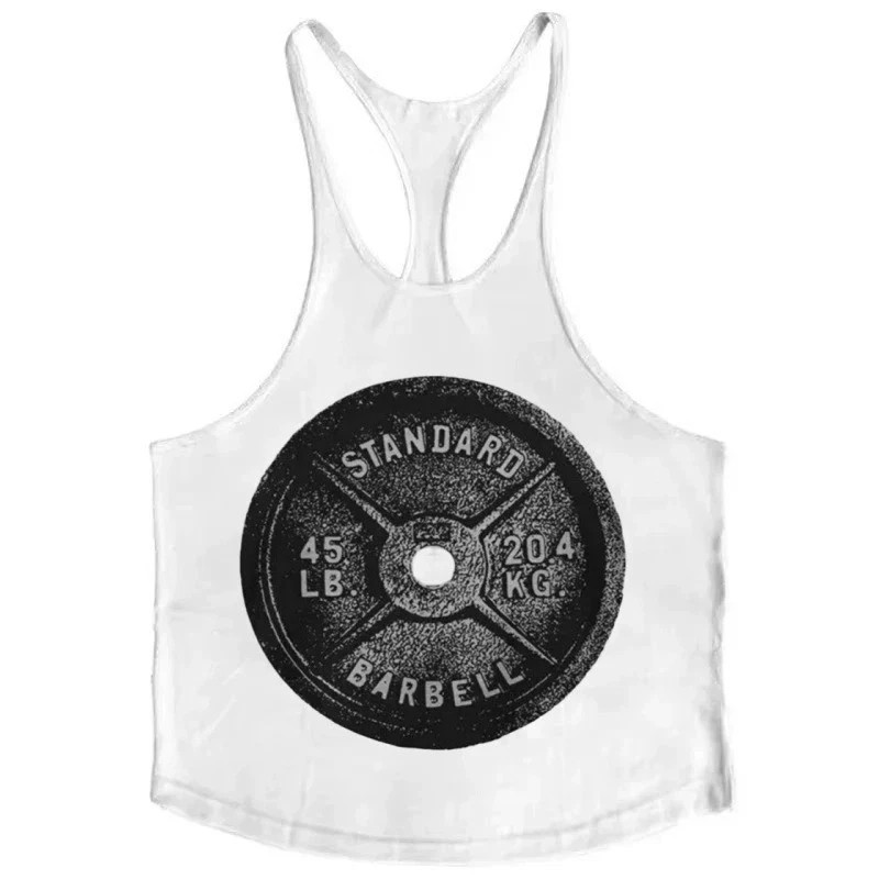 Mens Gym Stringer Tank Top Cotton Sleeveless Bodybuilding Workout Shirt Fit gallery