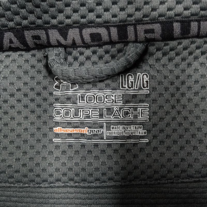 Under Armour Pullover Men Large Quarter Zip Waffle All Season Gear Loose Fit UA gallery