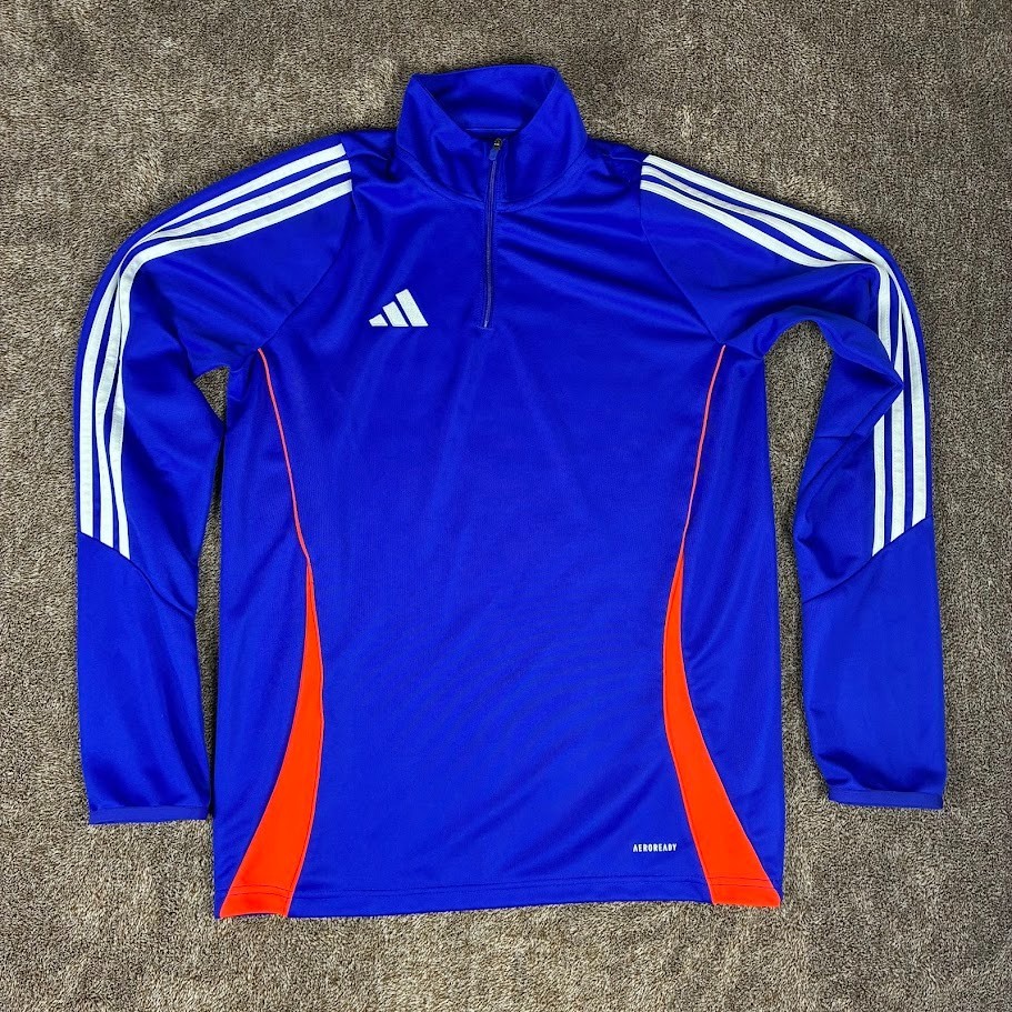 Adidas Tiro 24 Training Soccer Aeroready Top Men's Size Medium Blue