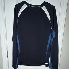 Tek Gear Performance Men’s Athletic Fit Long Sleeve Crew Neck Stretch Shirt L