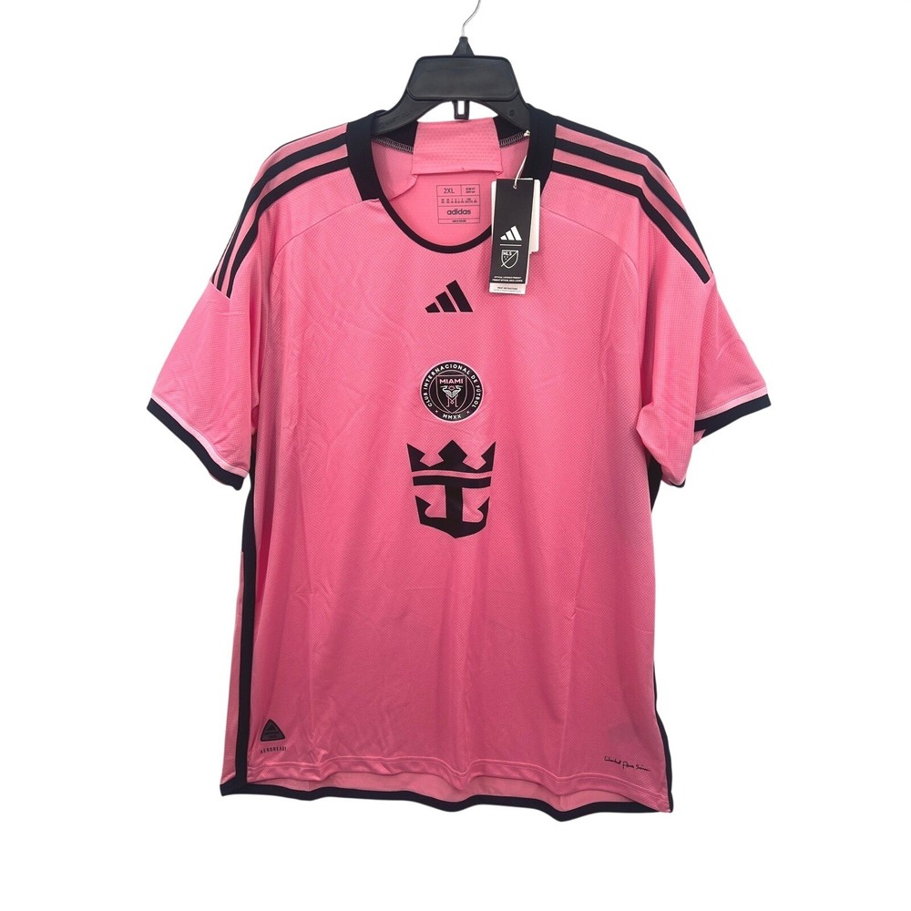 Adidas Inter Miami CF 24/25 Home Authentic Jersey Mens 2XL Lionel Messi Era NWT