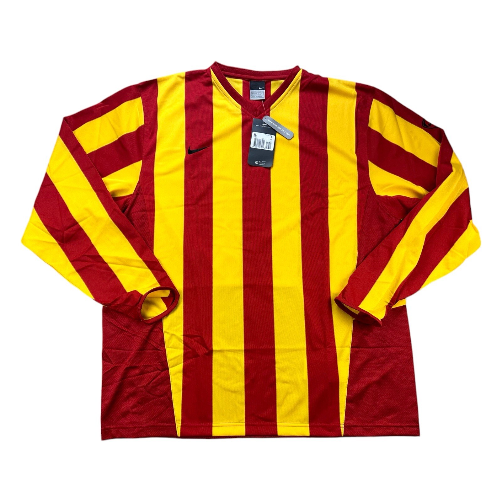 Nike Jersey Size XXL Soccer Shirt Template 00s Red Yellow Blank Soccer New gallery