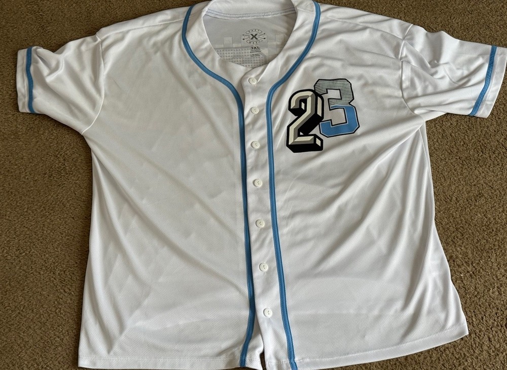 East West Legendary #23 Men's 3XL UNC colors Michael Jordan Baseball Jersey
