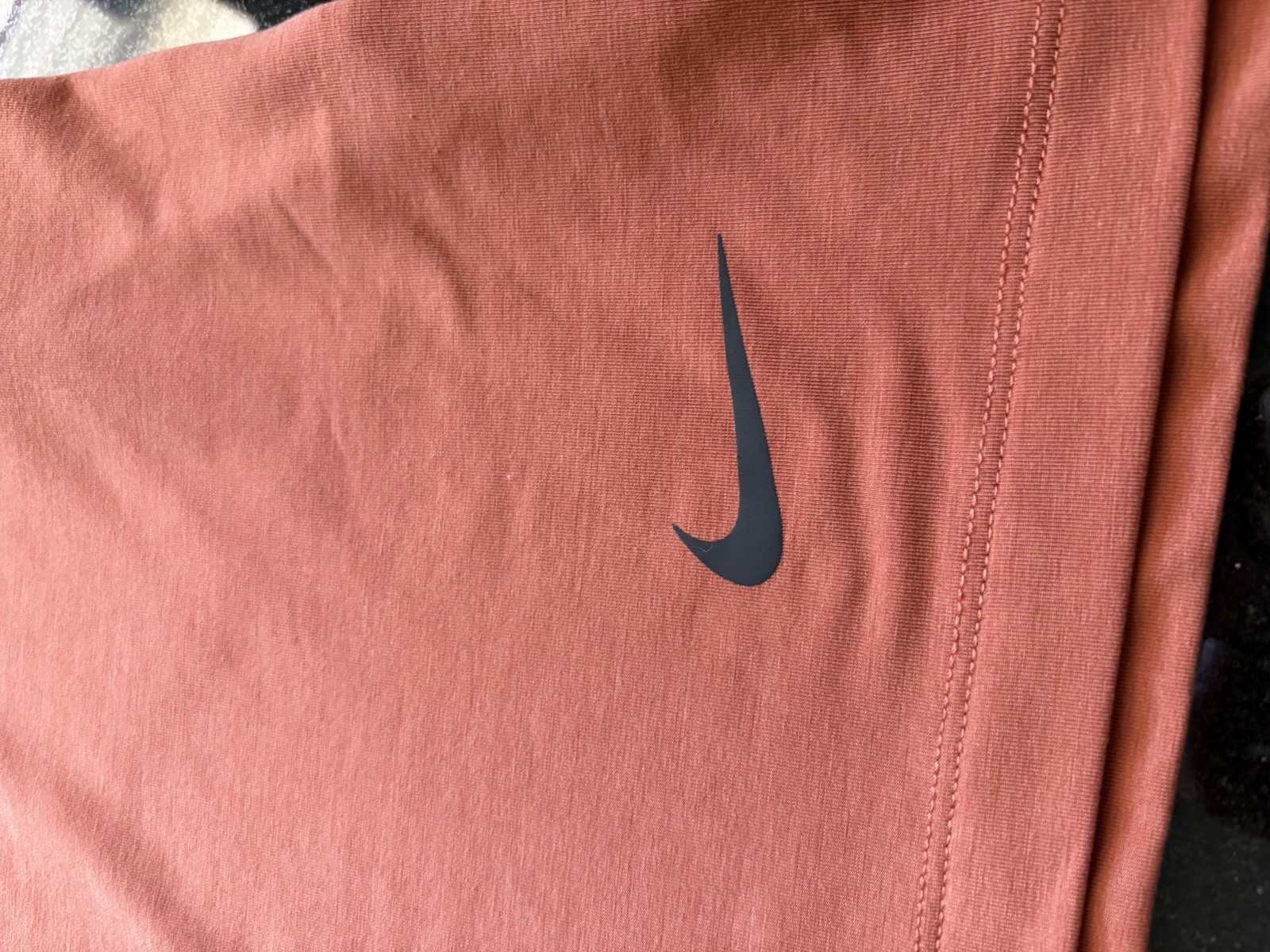 Nike Dri-FIT men’s M sleeveless Tshirt, burnt orange/copper, cotton soft gallery