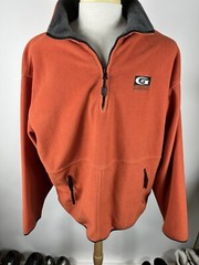 Devon & Jones Mens Size XL Long Sleeve 1/4 Zip Pullover Shirt -1137